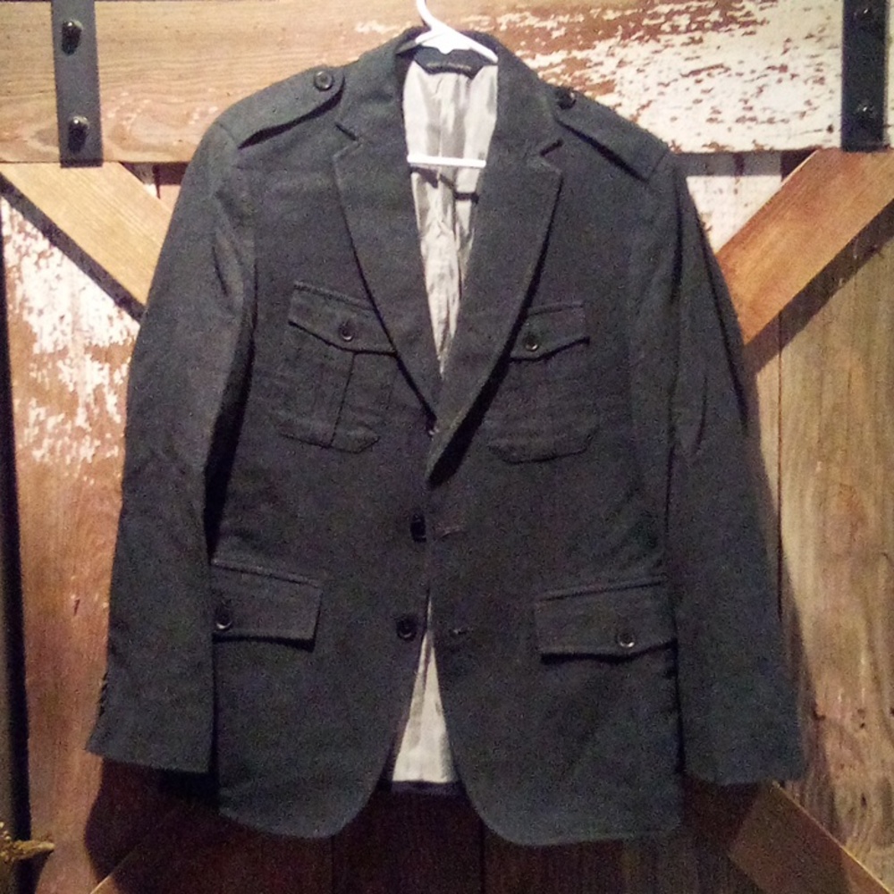 Banana Republic Gray Blazer